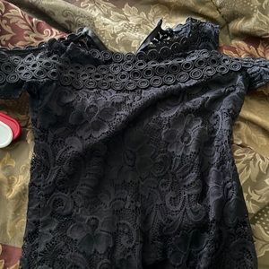 Black formal dress size large